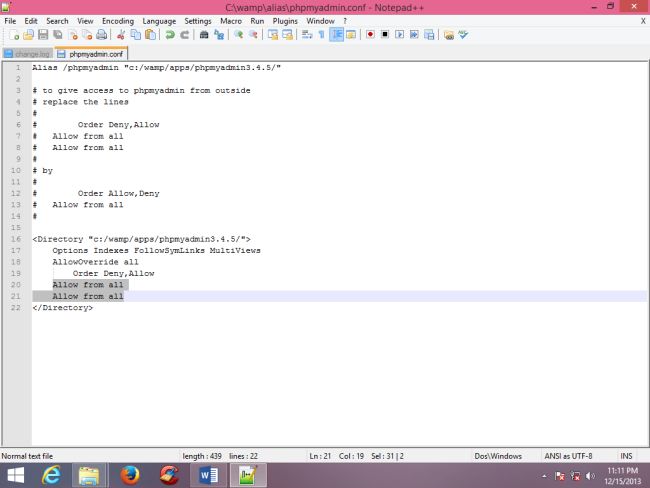 Edit deny keyword change